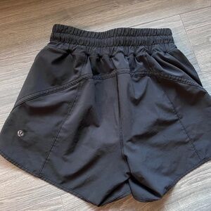 lululemon track that black shorts